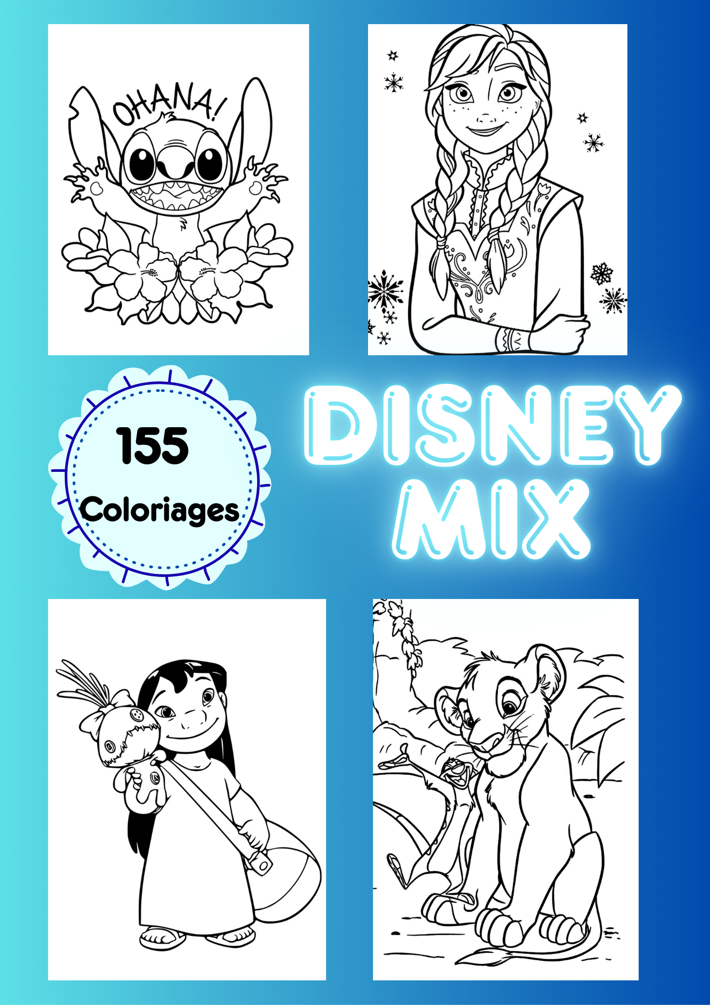Livre de coloriage Disney