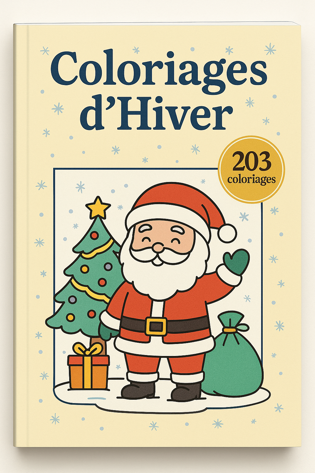 Livre de coloriage d'Hiver