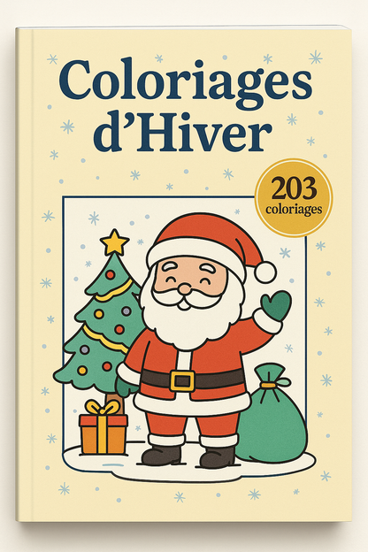 Livre de coloriage d'Hiver